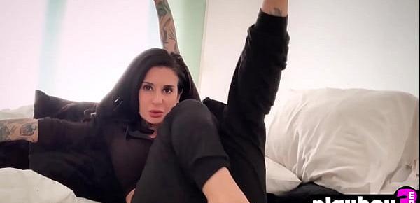  Naughty MILF Joanna Angel played with big sex toy after perfect masturbation